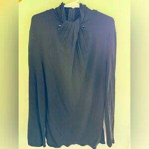Armani Collezioni Mock Knot Neckline Top size 4